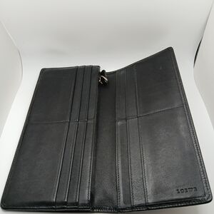 Loewe Black Leather Long Wallet